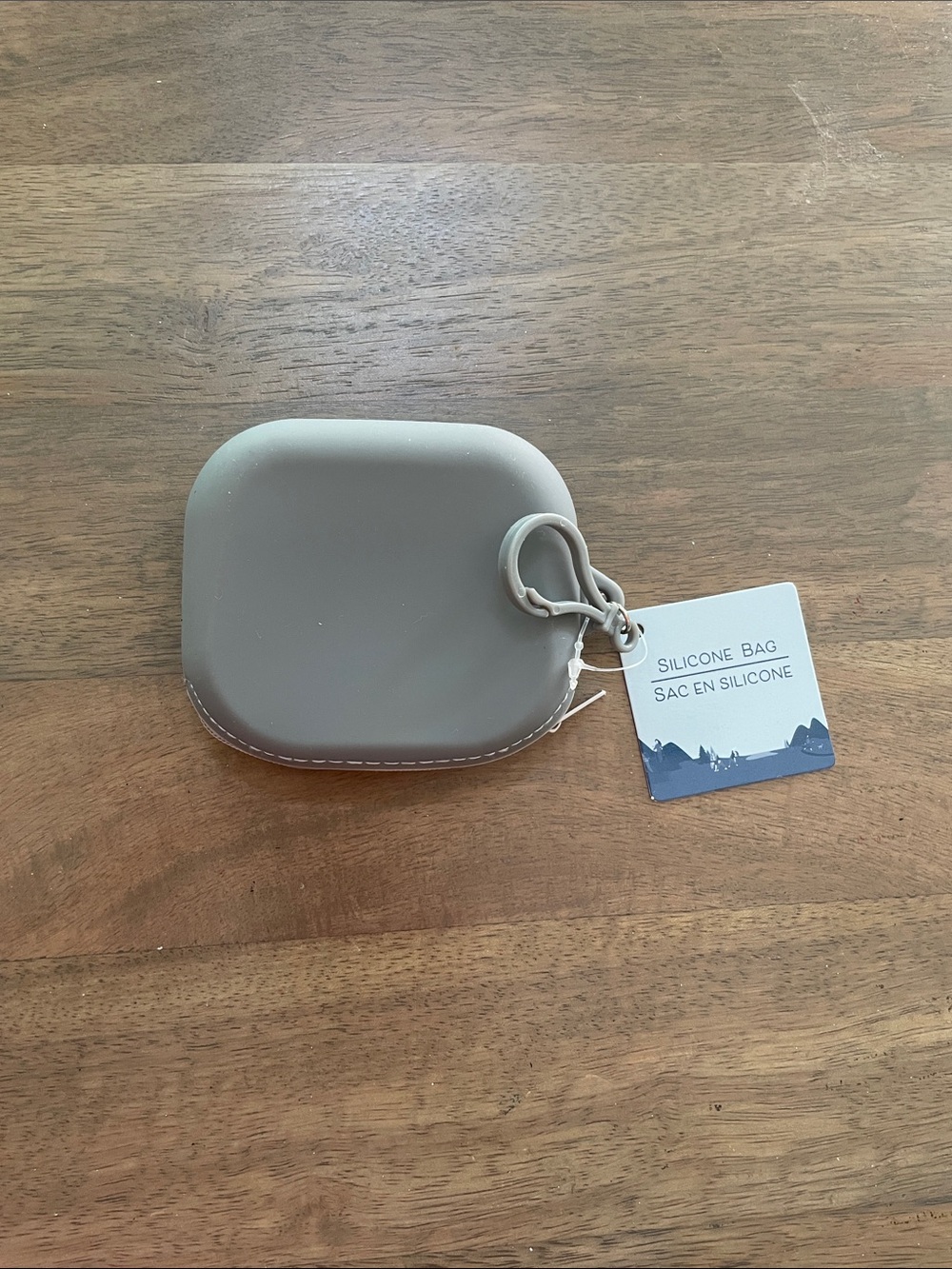 Gray Silicone case with Clip, fits viral bpure sanitizer (2 available)